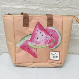 New lunch bag fridge pak fully insulated watermelon print summer